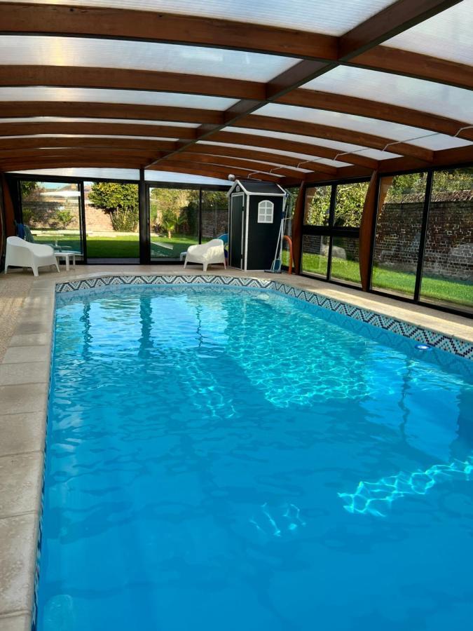 Gite Avec Piscine Lestrem エクステリア 写真